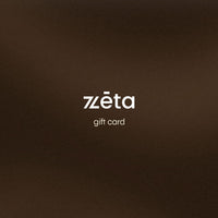 Présentation de la carte cadeau Zèta, pour des baskets vegan en matériaux recyclés 