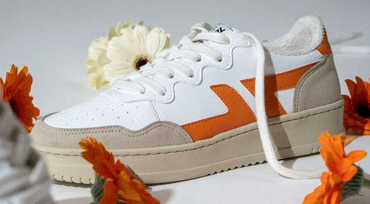 chaussures vegan Zèta Bêta B1 orange