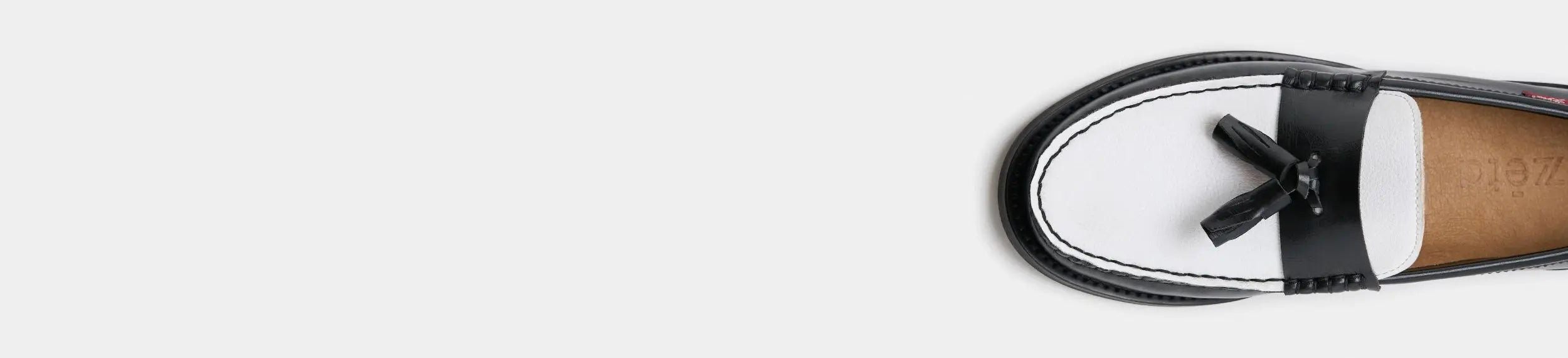 Chaussures noir et blanc