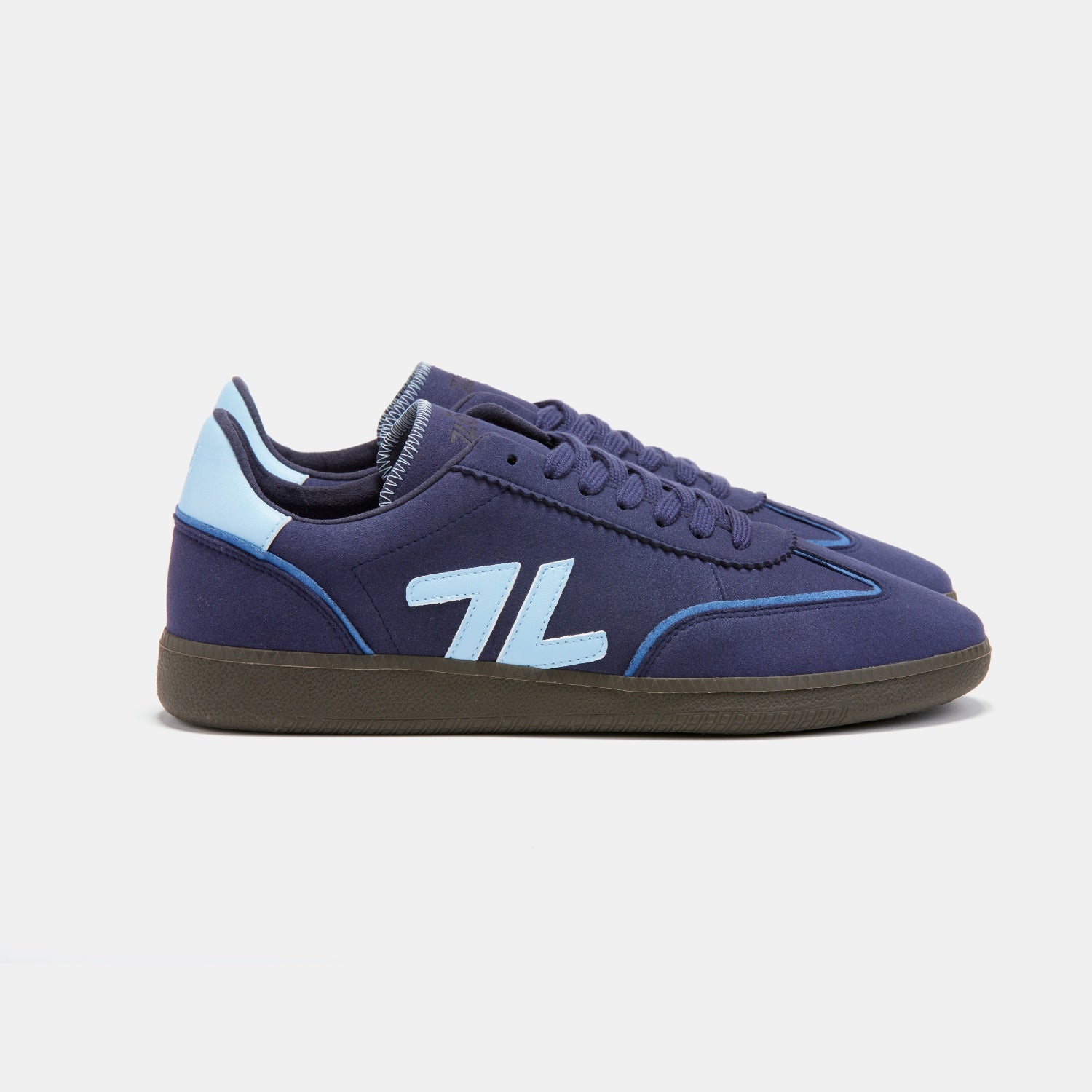 Delta Navy Vegan suede sneakers Zeta Zeta
