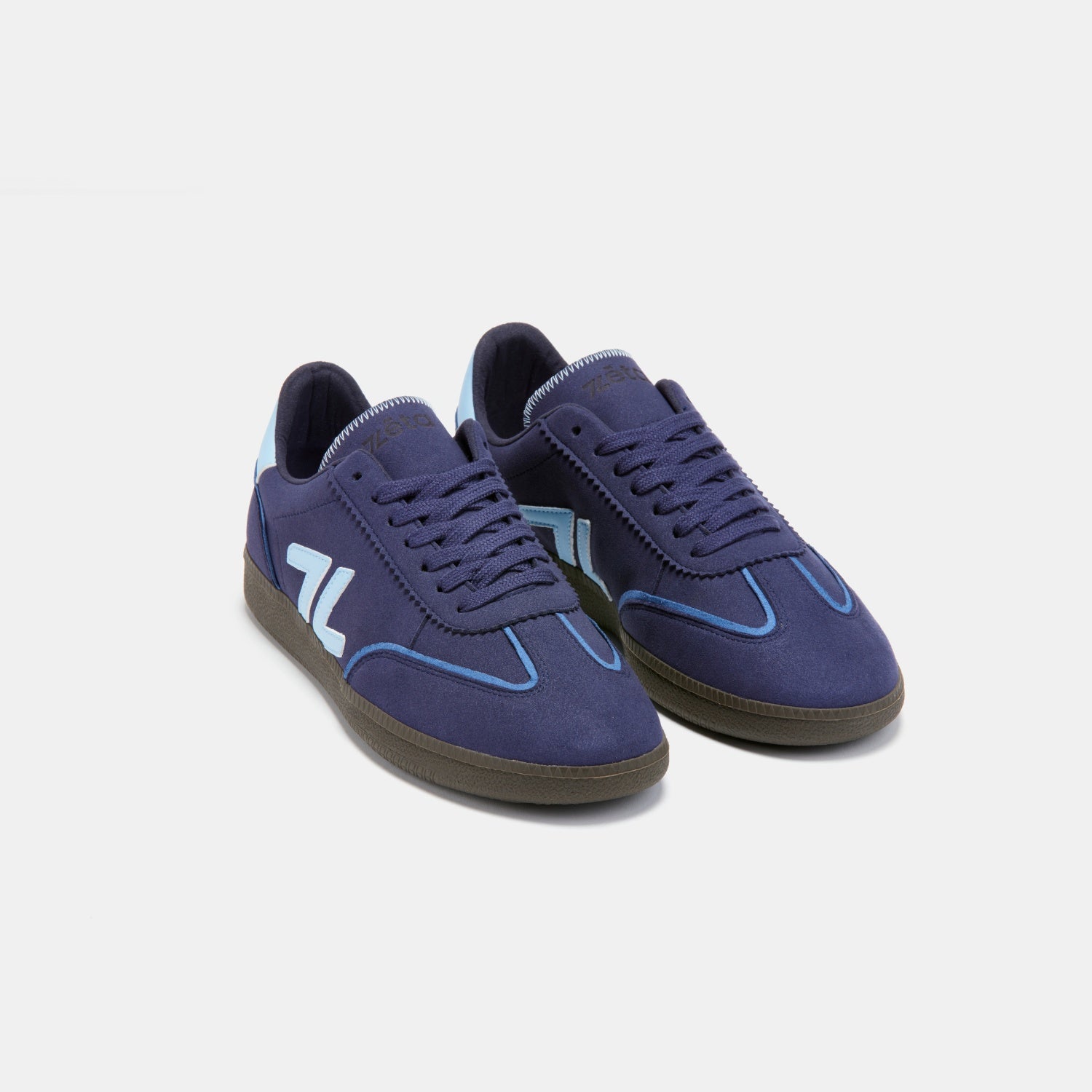 Delta Navy Vegan suede sneakers Zeta Zeta