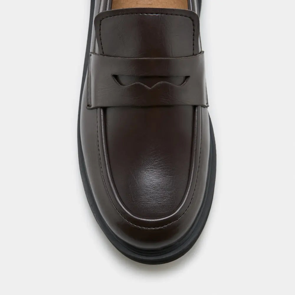 mocassins marrons unisexe