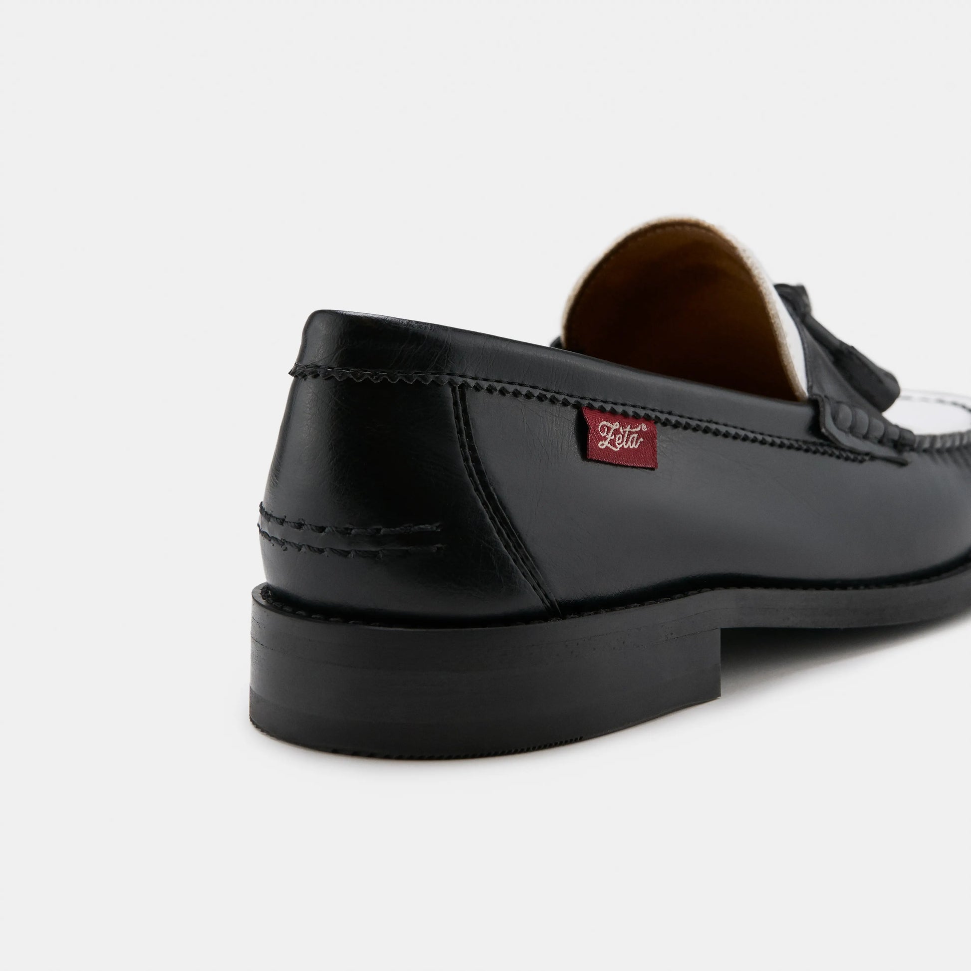 loafer vegan en cuir d'olive