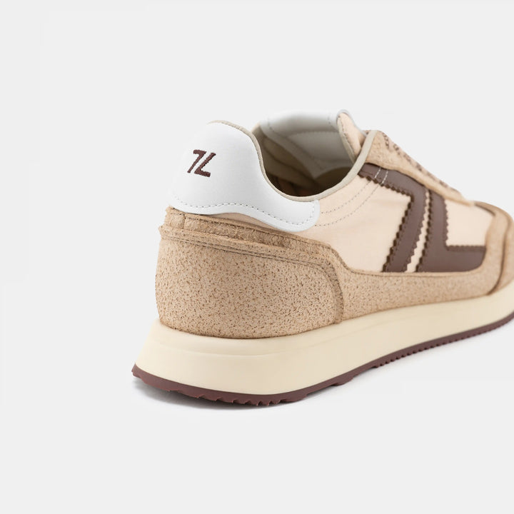 basket retro running beige