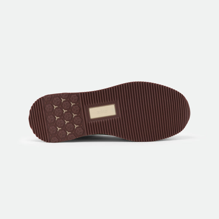 semelle basket retro running beige
