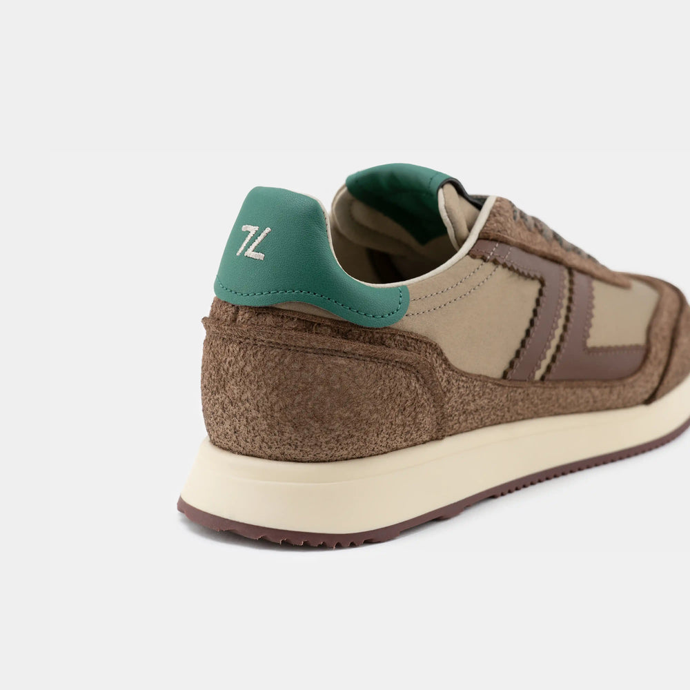 basket retro running marron