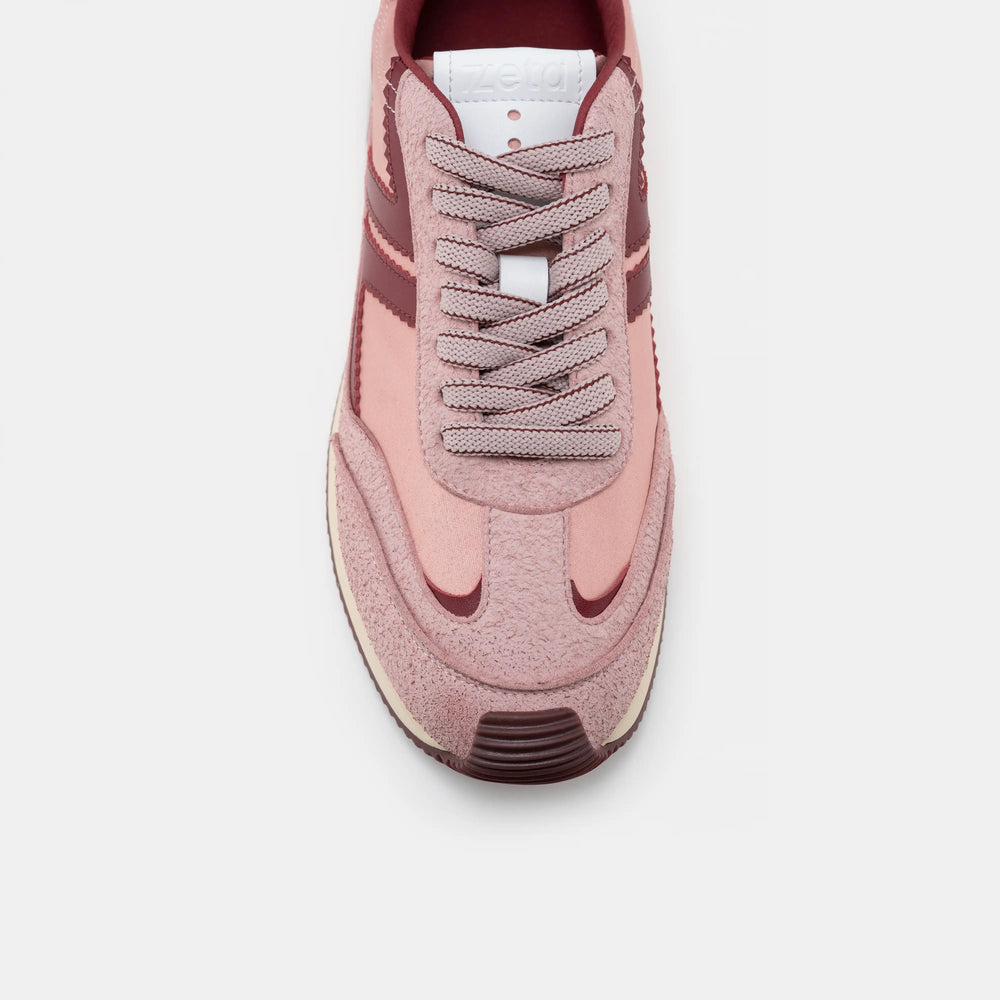basket retro running rose