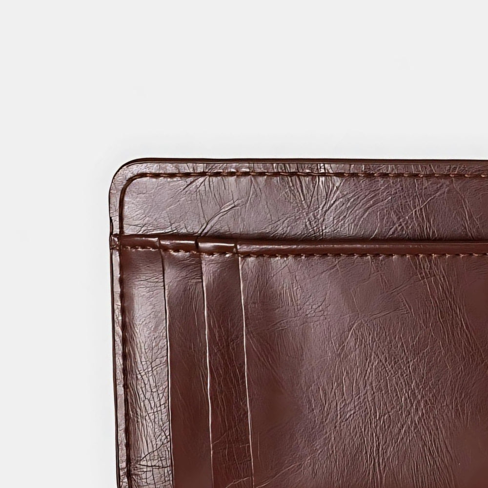 Burgundy card holder