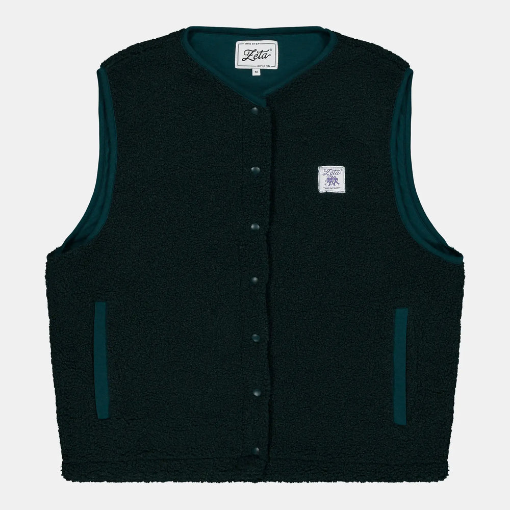Veste Sherpa sans manches Forêt - XL (Seconde main)
