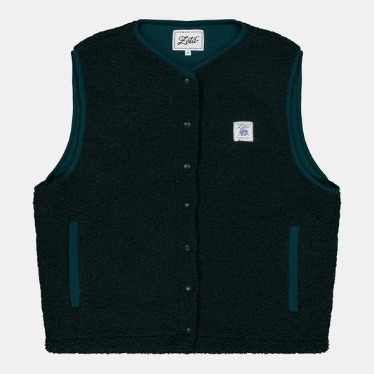 Veste Sherpa sans manches Forêt - XL (Seconde main)