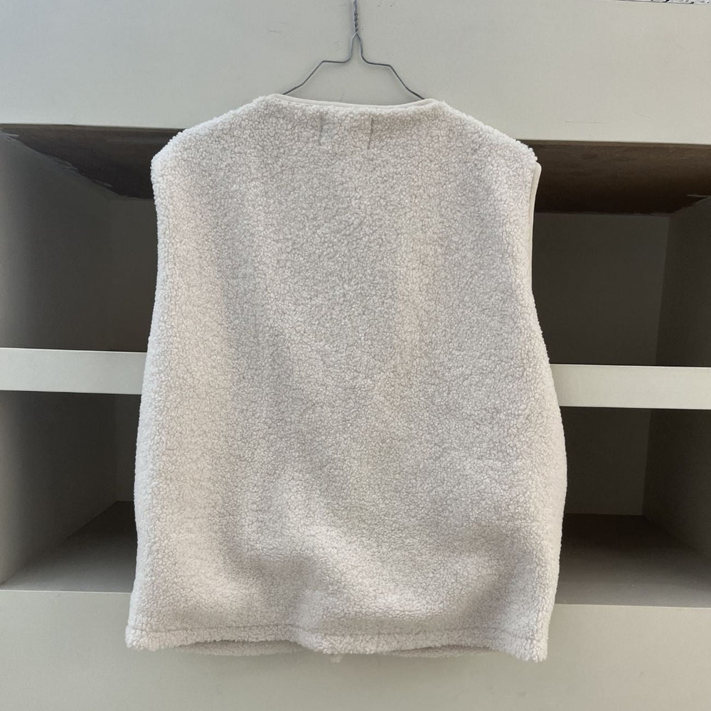 Veste Sherpa sans manches Beige - M (Seconde main)