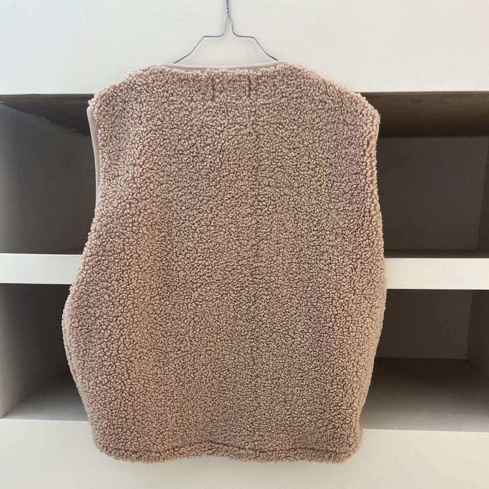 Veste Sherpa sans manche Camel - M (Seconde main)
