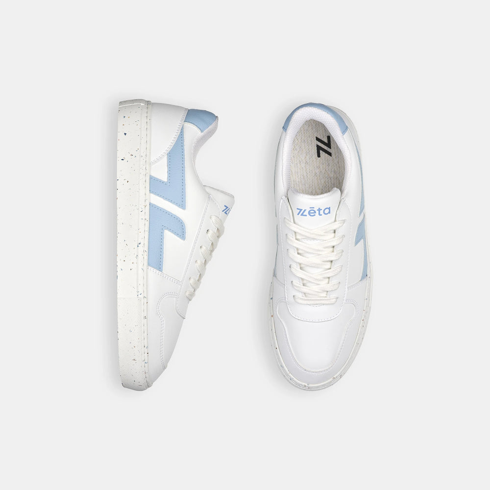 présentation vue de haut de la basket Alpha Azul de Zèta