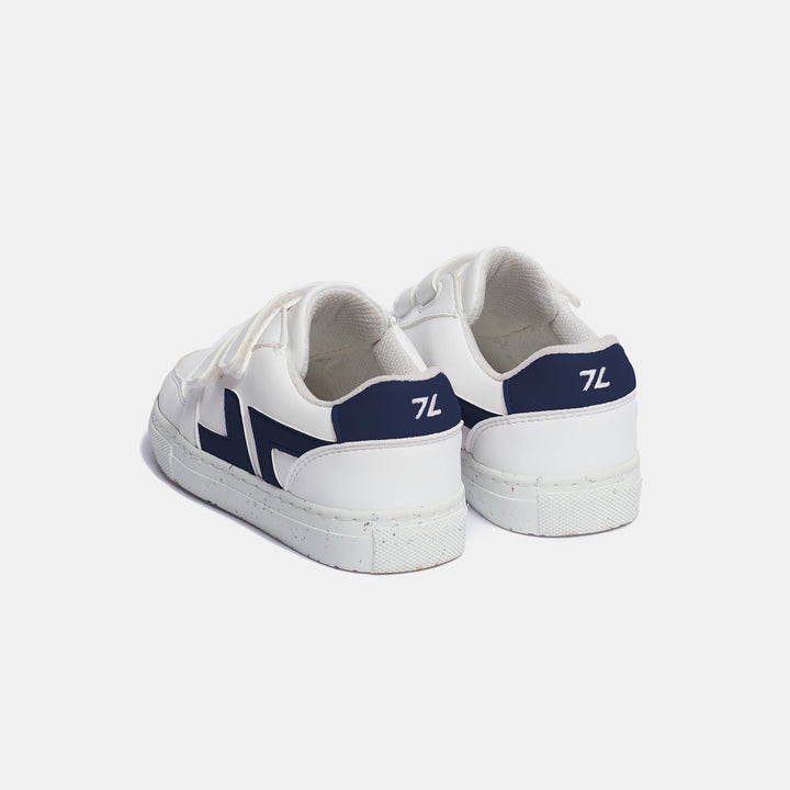 blue velcro trainers for children 