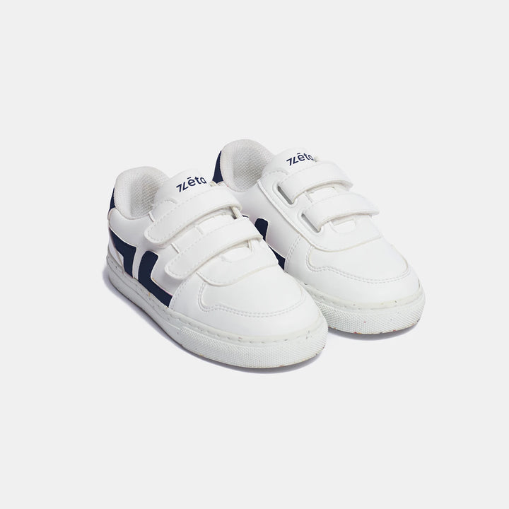 blue velcro trainers for children 