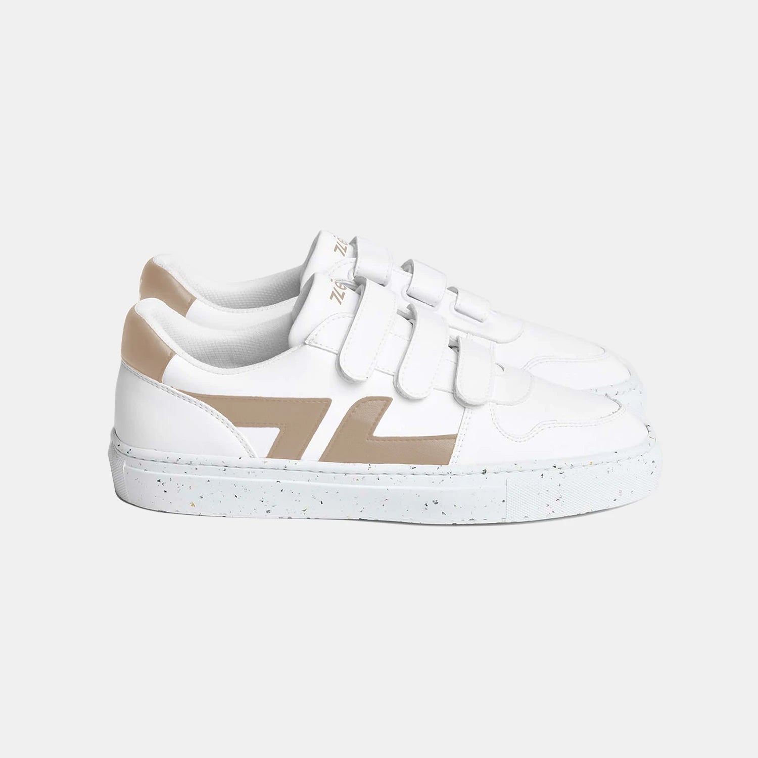 Alpha Velcro Beige Recycled Vegan Corn Sneaker Z ta Z ta