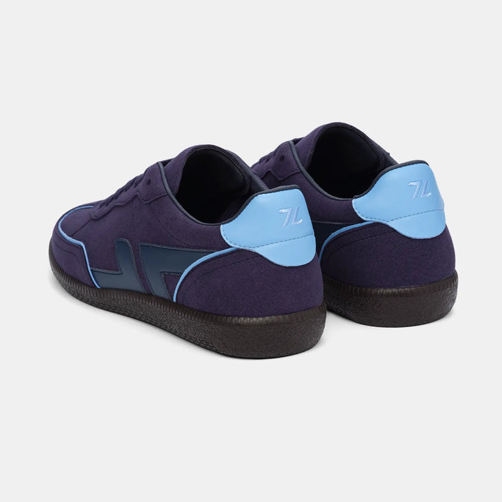 Vue arrière des baskets Delta Marino, détails de la semelle et du talon contrasté.
