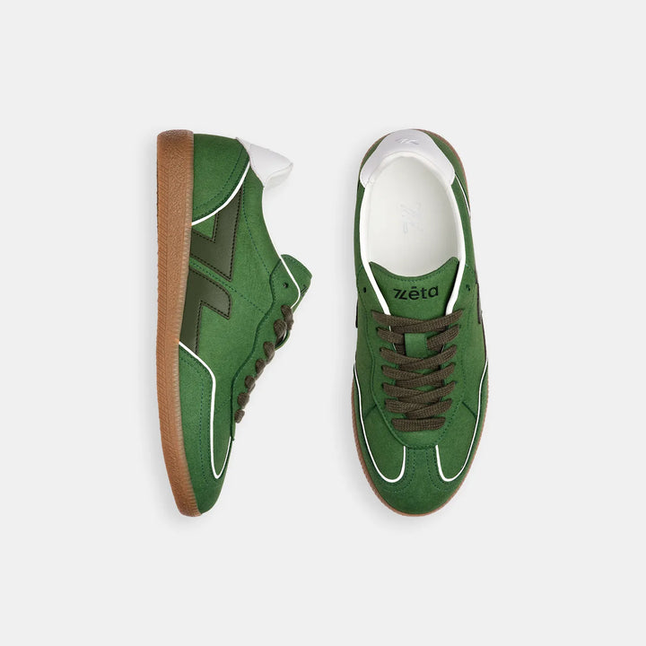 Toutes les vues des baskets Delta Vert, modèle audacieux, confortable et engagé.