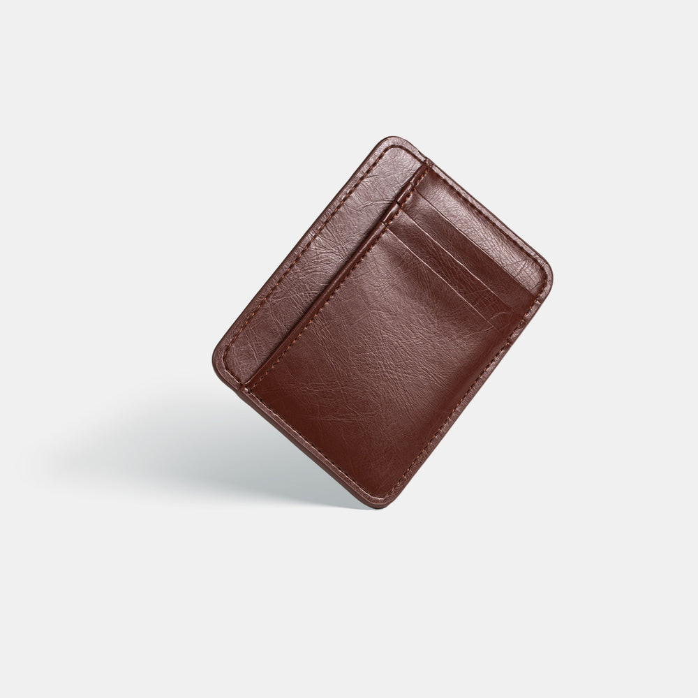 Burgundy card holder