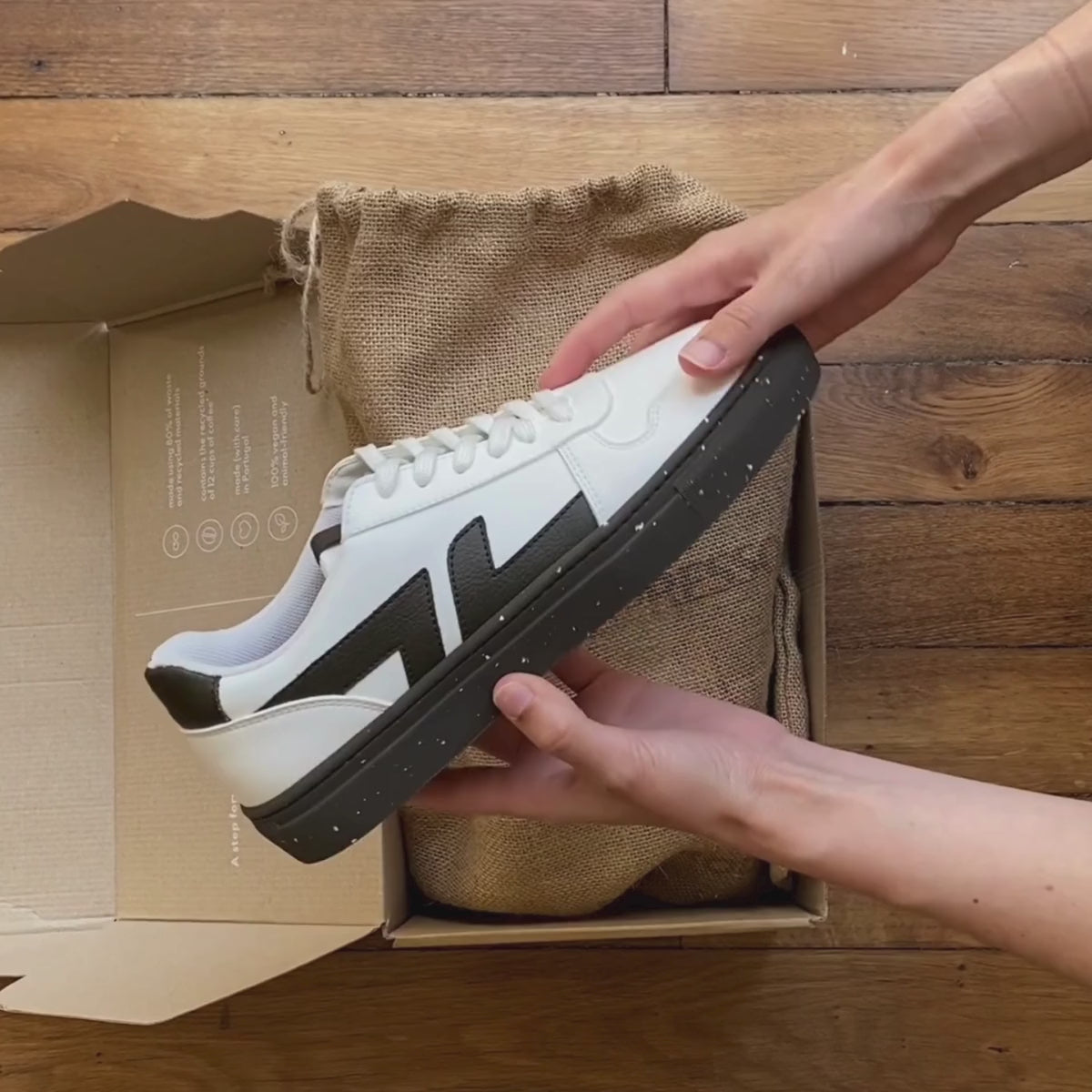 Moka Ristretto: Recycled & Vegan sneakers | Zeta – Zèta