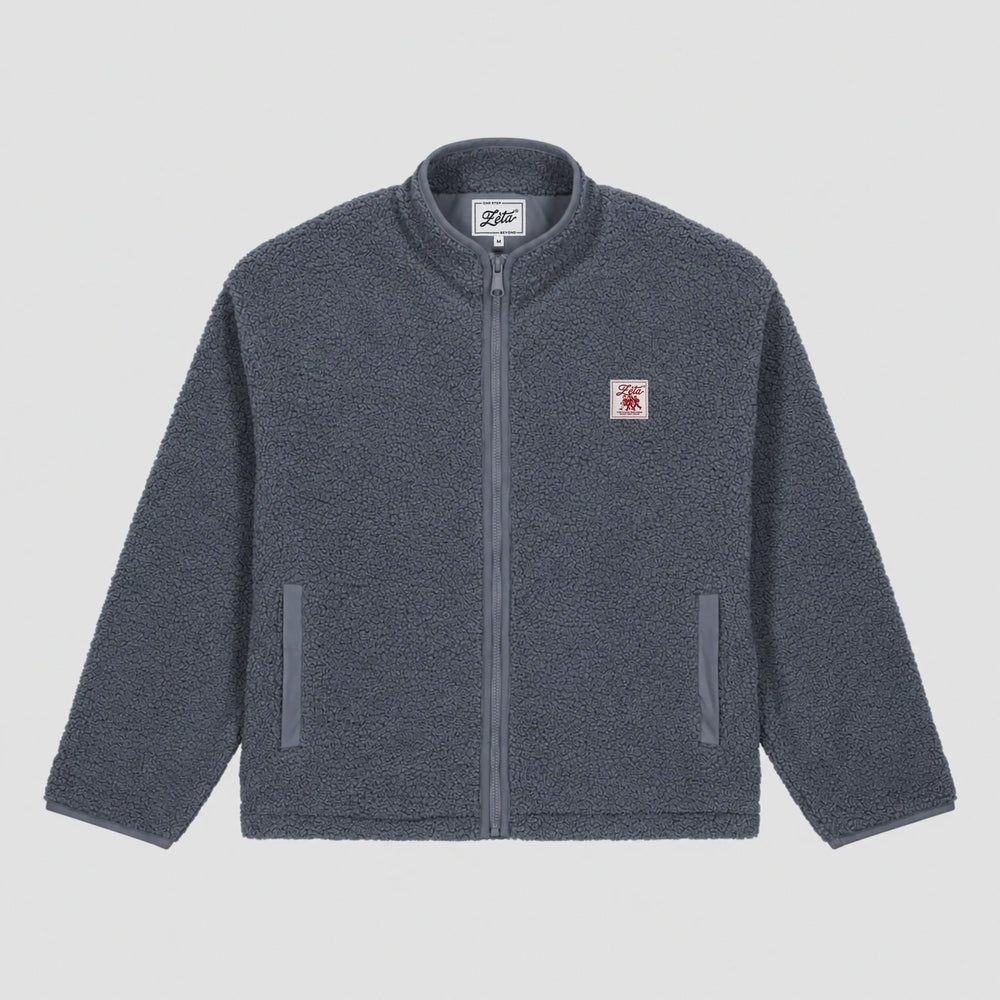Grey sherpa jacket
