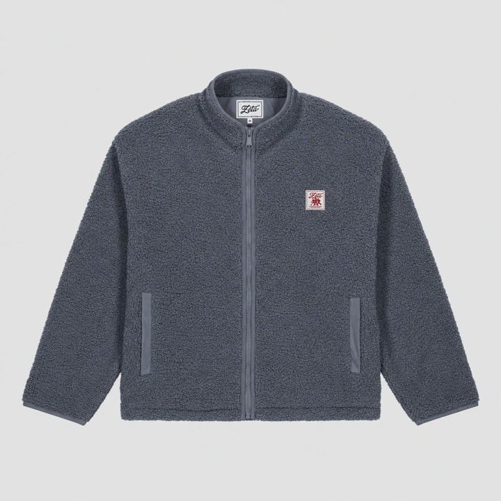 Grey sherpa jacket