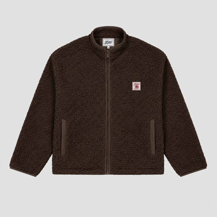 Brown sherpa jacket