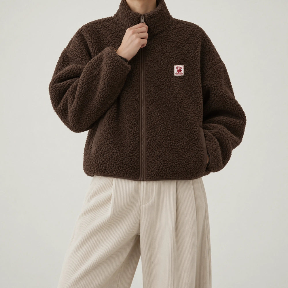 Brown sherpa jacket